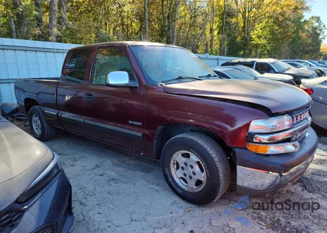 2002 Chevrolet Silverado C1500 из США, поврежденный, VIN 2GCEC19T121421555